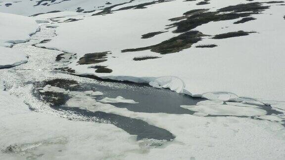 户外无人机:挪威冰冻山区
