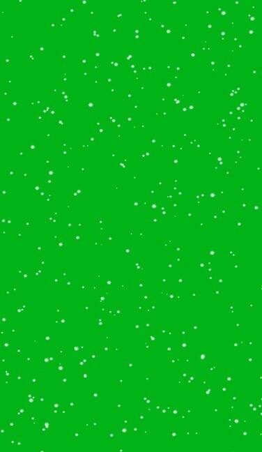 吹雪花垂直运动图形与绿色屏幕背景