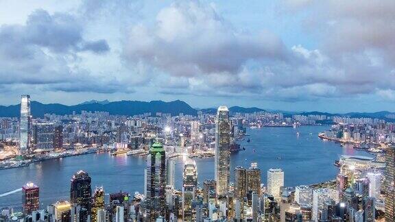 香港和维多利亚湾的日积月累