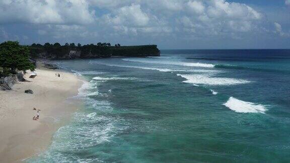 印度尼西亚巴厘岛的巴兰干白沙滩