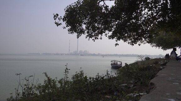 西孟加拉邦的河流景观