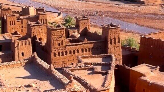 KasbahAitBenhaddou靠近Ouarzazate
