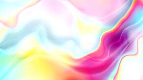 彩色液体模糊抽象波浪视频动画