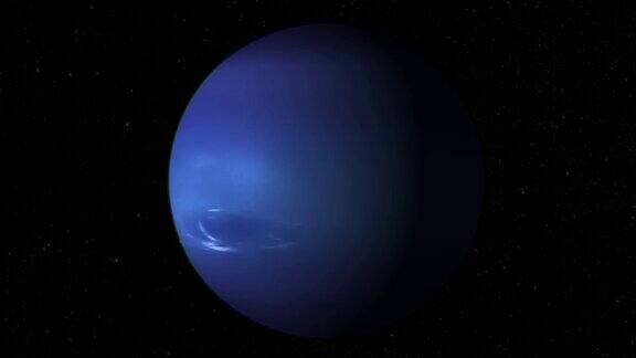 旋转行星海王星-中心-介质