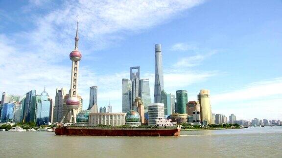 现代上海城市全景