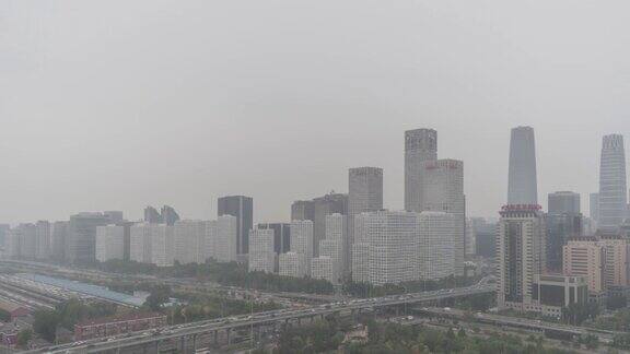 HAPANCityscapeofBeijinginairpollution北京中国