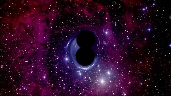 4K:由双黑洞系统产生的引力波