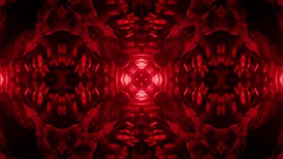 马纳达拉艺术沉思红色华丽抽象背景运动图形视频循环墙屏