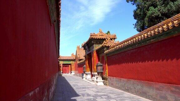 中国北京紫禁城内的东方红门
