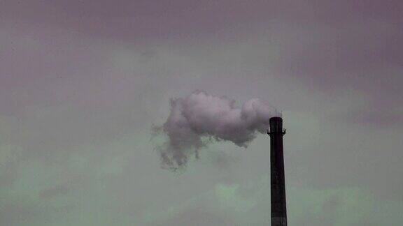烟囱烟雾污染
