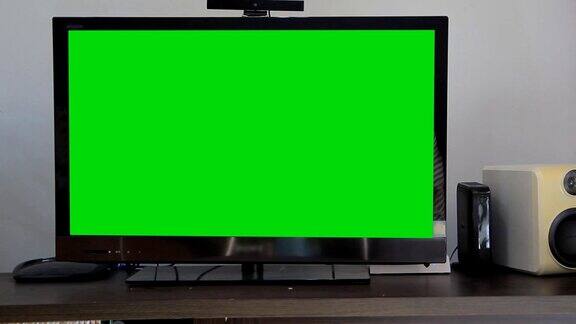 绿色的电视