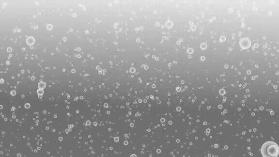 气泡碳化背景粒子运动图形