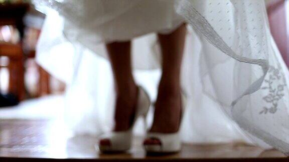 新娘穿结婚鞋