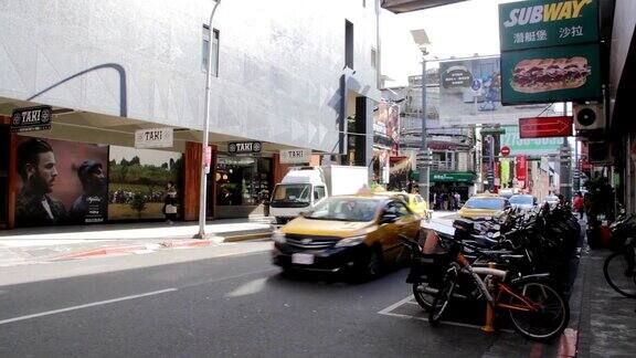 台北西门町街景高清