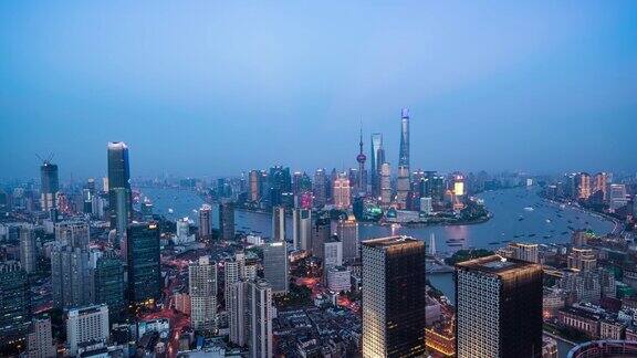 上海的现代城市景观和