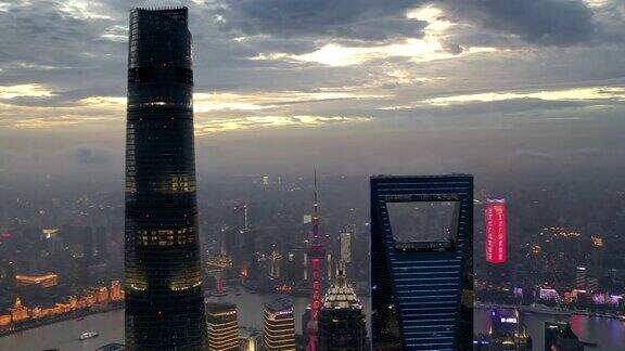 上海全景鸟瞰图