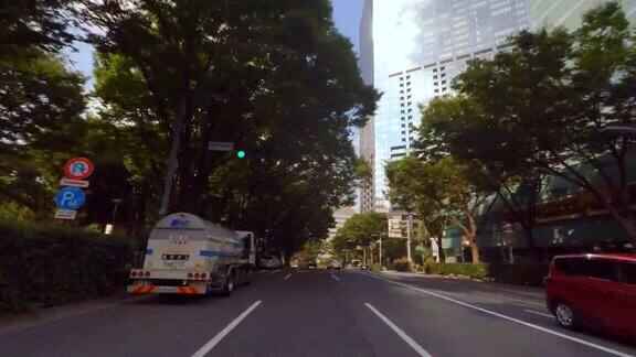 在市内开车-新宿-4K-