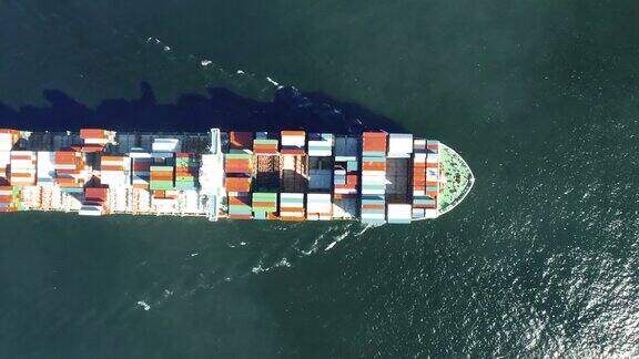 进出口集装箱船国际航运货物