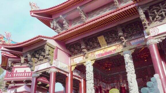 台湾南昆神戴天庙的灵修宫台湾人在这里祭祀玉皇大帝
