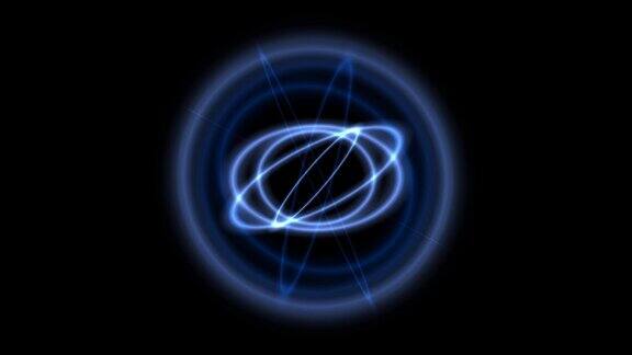 原子轨道射线光抽象4k