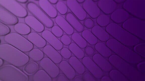 动画紫色天鹅绒形状环技术彩色光分词线波动画上黑色抽象的黑暗运动梯度光尾未来的背景运动4K艺术条纹发光VJ回路