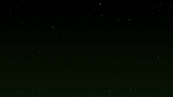 流星的计算机图形黑暗背景上闪烁的星星4k视频素材