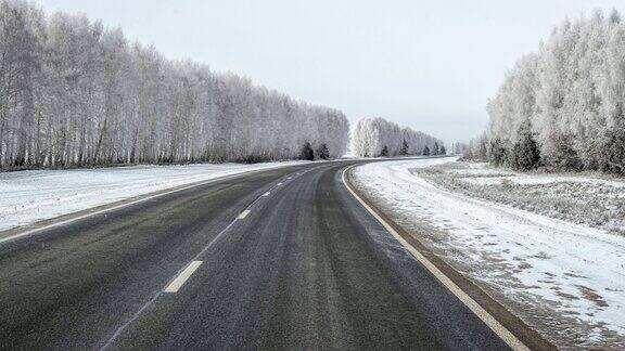 这条路是在冬天走的