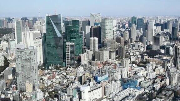 东京城市景观鸟瞰图
