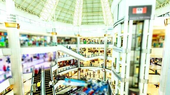 HDTimalapse:购物中心的行人