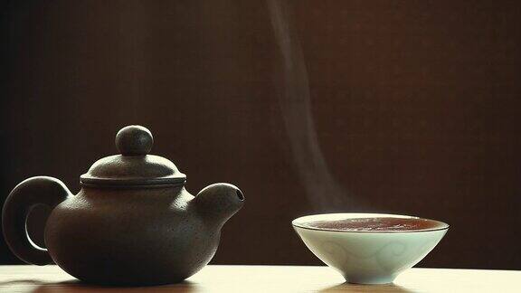 黑热中国茶杯