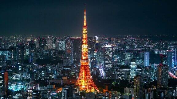 东京夜景航拍