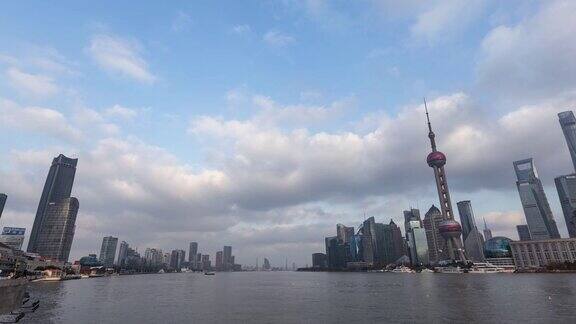 TimeLapseShanghaiSkyline上海中国