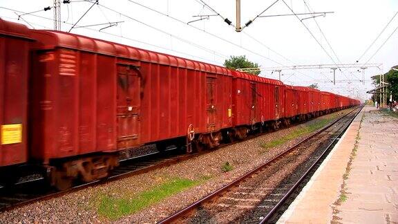 印度铁路货运列车