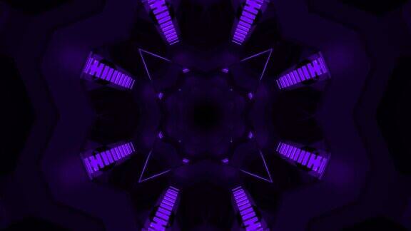 紫色的无穷隧道