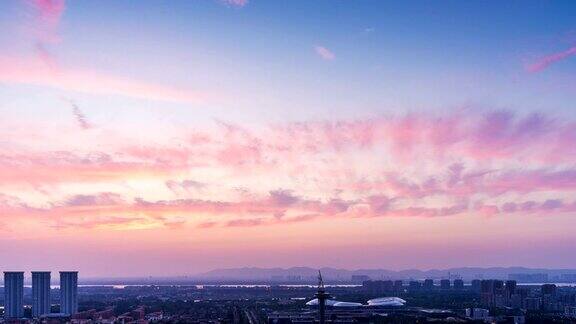 城市天空云景