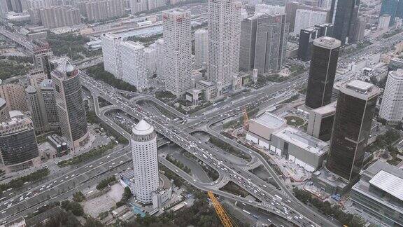 北京路交叉口鸟瞰图