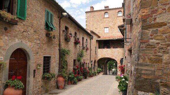 意大利托斯卡纳的中世纪小镇