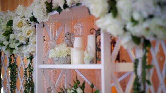 婚礼装饰的真花