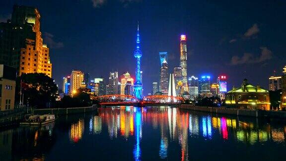 上海浦东之夜上海浦东是中国最繁华的金融区中国