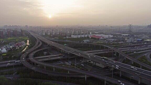 上海高速公路实时鸟瞰图