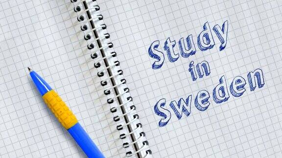 在瑞典学习