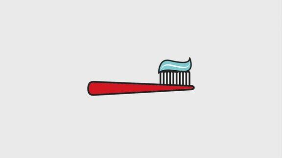 牙刷和牙膏卫生