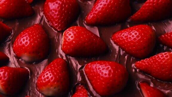 草莓巧克力中