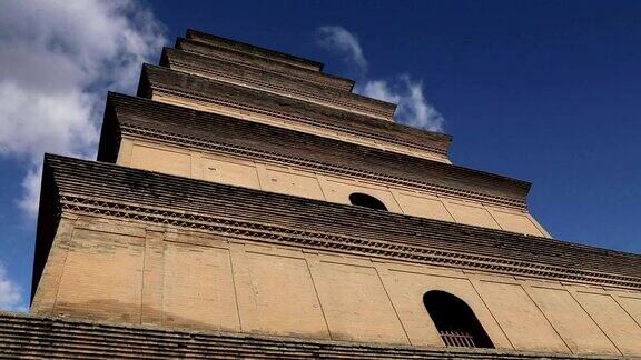大雁塔是一座佛教宝塔位于中国陕西省南部