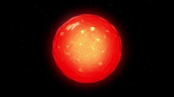 外星-红色发光球体V8