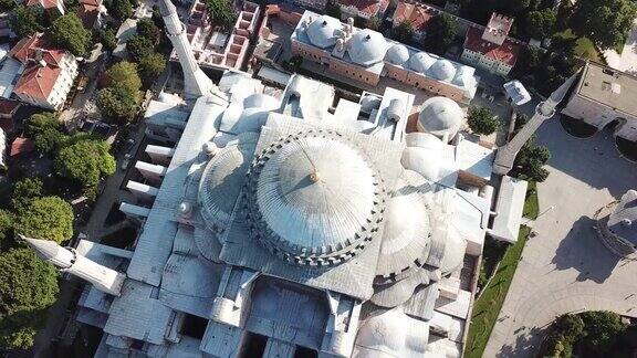 圣索菲亚大教堂伊斯坦布尔俯视图