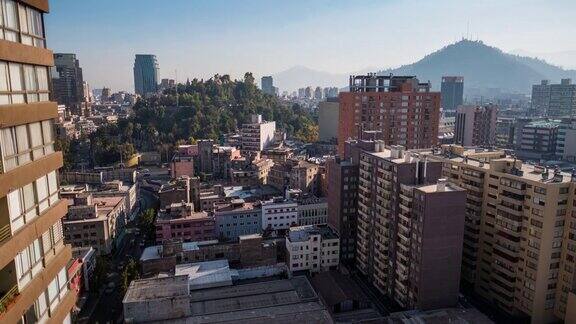 智利圣地亚哥市的时间推移