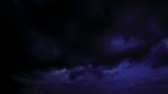 黑夜前的乌云和暴风雨