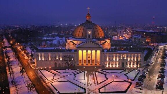 罗马圣文森特保罗大教堂比德哥什的冬天
