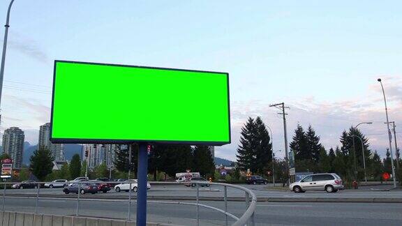 绿色广告牌为您的广告